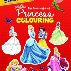 Princess Coloring Sticker Book for Kids