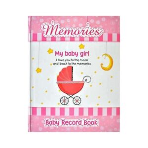 Baby Record Book Pink A5 Size for New Moms