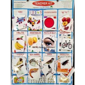 Teacher Kit 12 Subject Flash Cards A5 Flexible Paper